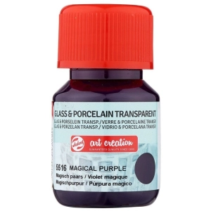 Farba do szkła i ceramiki TALENS Art Creation Glass & Porcelain Transparent 30 ml nr 5516 - Magical Purple