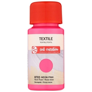 Farba do tkanin TALENS Art Creation Textile Colour 50 ml nr 8703 - Neon Pink