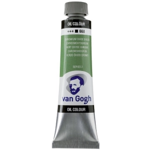 Farba olejna VAN GOGH 40 ml nr 668 - Chromium Oxide Green