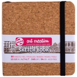 Szkicownik TALENS Art Creation 12x12 cm - Korkowy