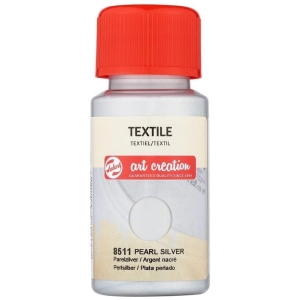 Farba do tkanin TALENS Art Creation Textile Colour 50 ml nr 8511 - Pearl Silver