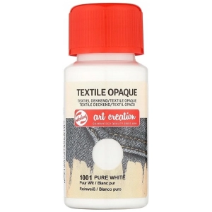 Farba do tkanin TALENS Art Creation Textile Opaque 50 ml - Pure White