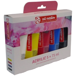Zestaw farb akrylowych TALENS Art Creation 5 x 75 ml