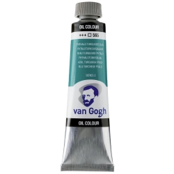 Farba olejna VAN GOGH 40 ml nr 565 - Phtalo Turquoise Blue
