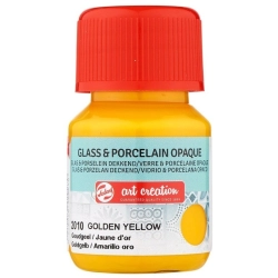 Farba do szkła i ceramiki TALENS Art Creation Glass & Porcelain Opaque 30 ml nr 2010 - Golden Yellow
