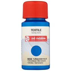 Farba do tkanin TALENS Art Creation Textile Colour 50 ml nr 5024 - Turquoise Blue