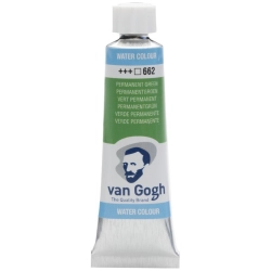 Farba akwarelowa VAN GOGH 10 ml nr 662 - Permanent Green