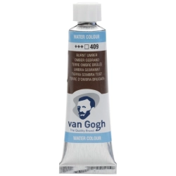 Farba akwarelowa VAN GOGH 10 ml nr 409 - Burnt Umber
