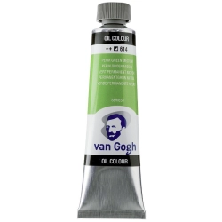 Farba olejna VAN GOGH 40 ml nr 614 - Permanent Green Medium