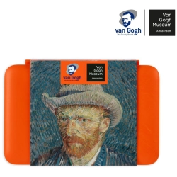 Zestaw farb akwarelowych VAN GOGH 12 kolorów - Muzeum kasetka pomarańczowa