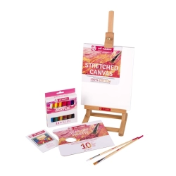 Zestaw TALENS Art Creation sztaluga, farby, podobrazie Acrylic combi set 9011713M