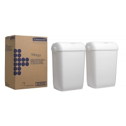 Kosz na śmieci KIMBERLY-CLARK, 43l, 2 szt., biały