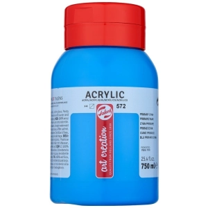 Farba akrylowa TALENS Art Creation 750 ml nr 572 - Primary Cyan