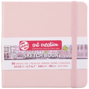 Szkicownik TALENS Art Creation 12x12 cm - Pastelowy Róż