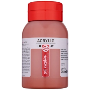 Farba akrylowa TALENS Art Creation 750 ml nr 411 - Burnt Sienna