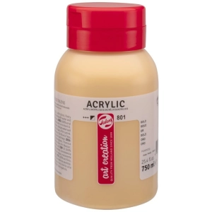 Farba akrylowa TALENS Art Creation 750 ml nr 801 - Gold