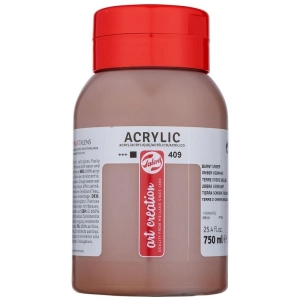 Farba akrylowa TALENS Art Creation 750 ml nr 409 - Burnt Umber