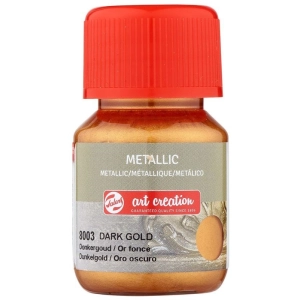 Farba akrylowa metaliczna TALENS Art Creation 30 ml nr 8003 - Dark Gold