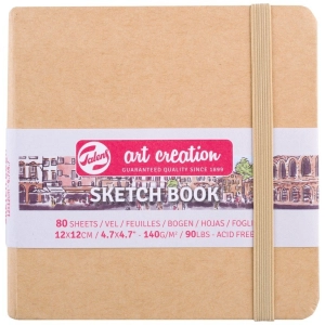 Szkicownik TALENS Art Creation 12x12 cm - Kraft