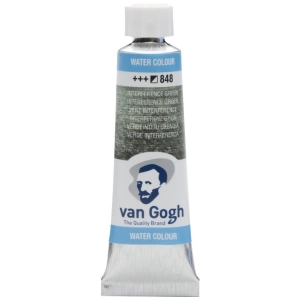 Farba akwarelowa VAN GOGH 10 ml nr 848 - Interference Green
