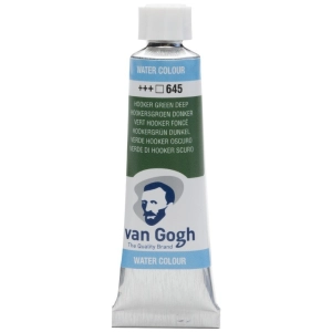 Farba akwarelowa VAN GOGH 10 ml nr 645 - Hooker Green Deep