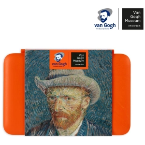 Zestaw farb akwarelowych VAN GOGH 12 kolorów - Muzeum kasetka pomarańczowa