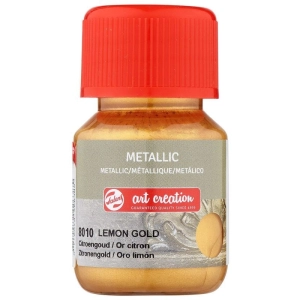 Farba akrylowa metaliczna TALENS Art Creation 30 ml nr 8010 - Lemon Gold