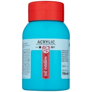 Farba akrylowa TALENS Art Creation 750 ml nr 661 - Turquoise Green