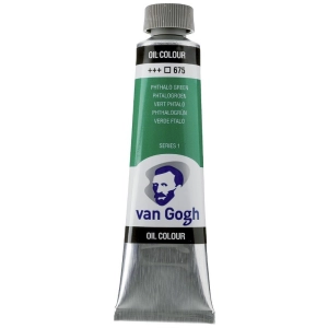 Farba olejna VAN GOGH 40 ml nr 675 - Phtalo Green