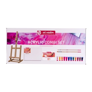 Zestaw TALENS Art Creation sztaluga, farby, podobrazie Acrylic combi set 9011713M-318267