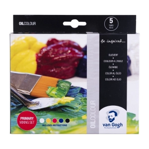 Zestaw TALENS farb olejnych Van Gogh - Primary Mixing Set 5 X 40 Ml-318274