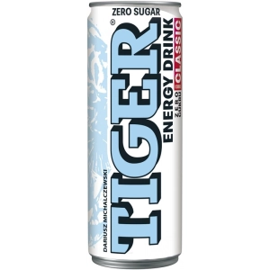 Napój energetyczny TIGER puszka 250ml. - classic ZERO [KAUCJA]