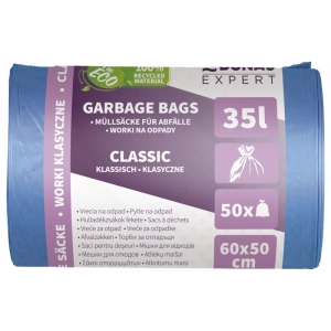 Worki na śmieci DONAU EXPERT klasyczne LDPE 35l 50 szt. niebieskie-318380