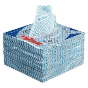 Czyściwo składane WYPALL X70 Critical Clean, włókninowe, 35x35cm, 40 szt., niebieskie-318393