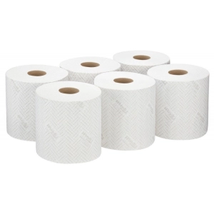 Ręcznik papierowy WYPALL L20 General Clean, centralne odwijanie, 2-warstwowy, 6 rolek x 550 listków, biały-318450