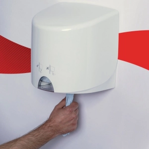 Ręcznik papierowy WYPALL L10 General Clean, centralne odwijanie, 1-warstwowy, 6 rolek x 500 listków, niebieski-318472