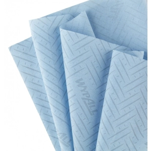 Ręcznik papierowy WYPALL L10 General Clean, centralne odwijanie, 1-warstwowy, 6 rolek x 500 listków, niebieski-318475