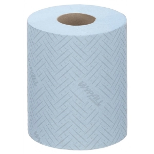 Ręcznik papierowy WYPALL L10 General Clean, centralne odwijanie, 1-warstwowy, 6 rolek x 280 listków, niebieski-318479