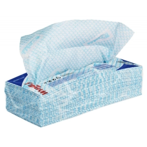 Czyściwo składane WYPALL X50, Critical Clean, włókninowe, 41,8x22,1cm, 50 szt., niebieskie-318579