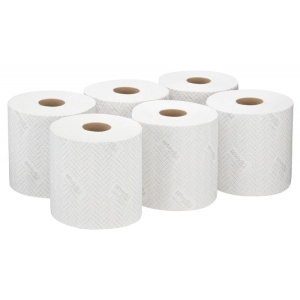 Ręcznik papierowy WYPALL L10 General Clean, centralne odwijanie, 1-warstwowy, 6 rolek x 630 listków, biały-318597