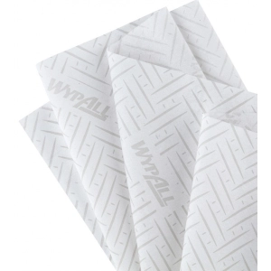 Ręcznik papierowy WYPALL L10 General Clean, centralne odwijanie, 1-warstwowy, 6 rolek x 630 listków, biały-318598