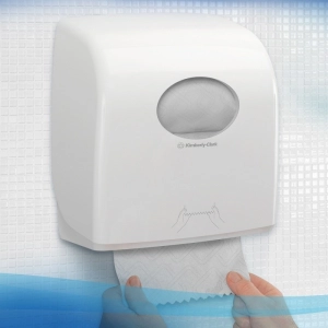 Ręcznik papierowy w roli SCOTT Essential Slimroll, 1-warstwowy, 190 m, 760 listków, 6 rolek, biały-318602
