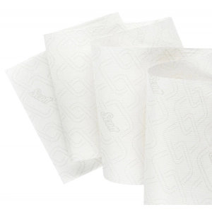 Ręcznik papierowy w roli SCOTT Essential Slimroll, 1-warstwowy, 190 m, 760 listków, 6 rolek, biały-318603