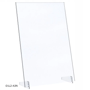 Stojak informacyjny z plexi BZ-OfficeShow O1L2-A3N A3 pion typ L