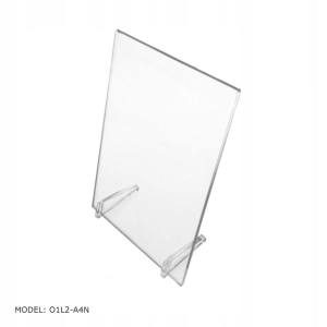 Stojak informacyjny z plexi BZ-OfficeShow O1L2-A4N A4 pion typ L