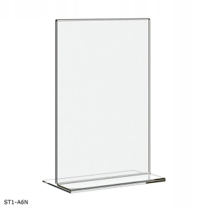 Stojak informacyjny z plexi BZ-OfficeShow ST1-A6N A6 pion typ T klasyczny