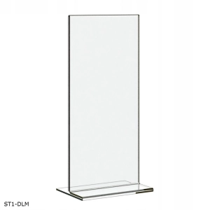 Stojak informacyjny z plexi BZ-OfficeShow ST1-DLN DL pion typ T klasyczny