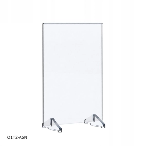 Stojak koszulka Menu / antyrama z plexi BZ-OfficeShow O1T2-A5N A5 pion na stopkach