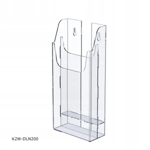 Kieszeń z plexi BZ-OfficeShow K2W-DLN200 DL pion wisząca kaskadowa 2 kieszenie