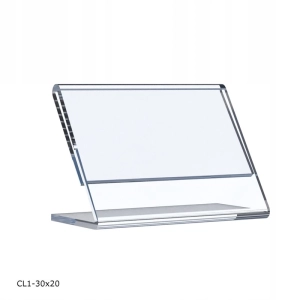 Cenówka z plexi BZ-OfficeShow CL1-30x20 30x20 prosta